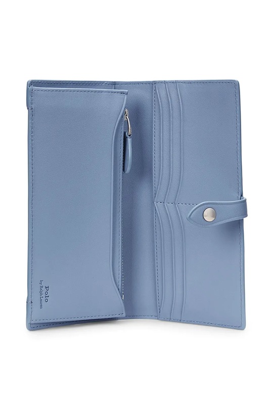Kožni novčanik Polo Ralph Lauren plava 427960632