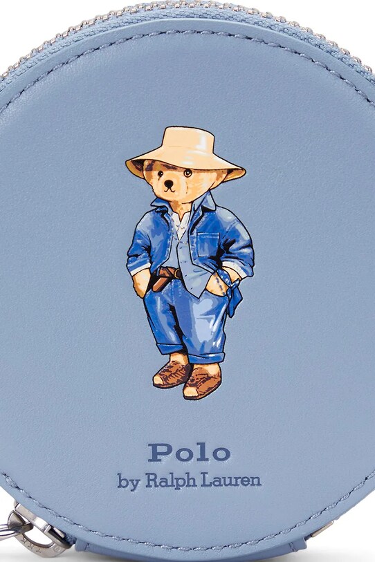 Polo Ralph Lauren portofel de piele albastru 427960634