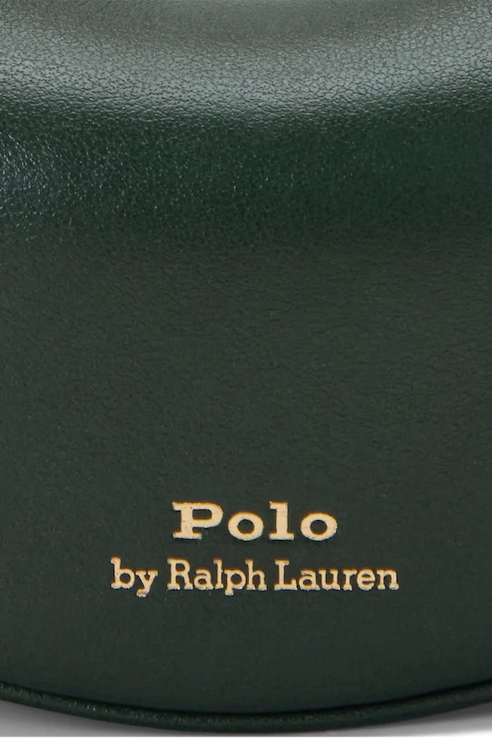 Kožená kabelka Polo Ralph Lauren 427938050 zelená