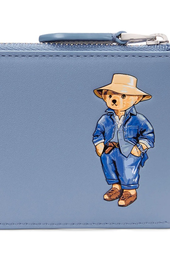 Accesorii Polo Ralph Lauren portofel de piele 427960633 albastru