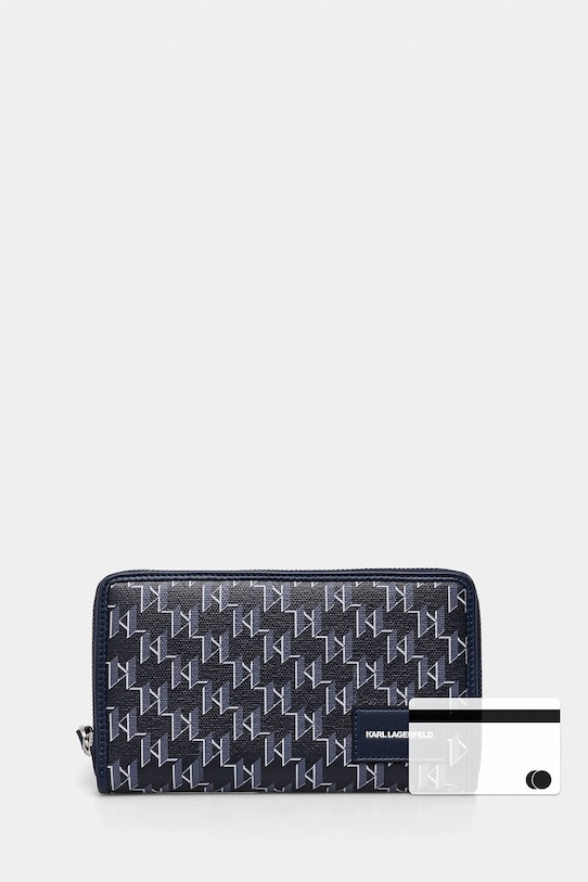 Karl Lagerfeld portofel A1W32072 bleumarin