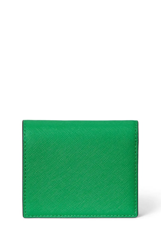 Lauren Ralph Lauren portfel skórzany 432962112 zielony AW25