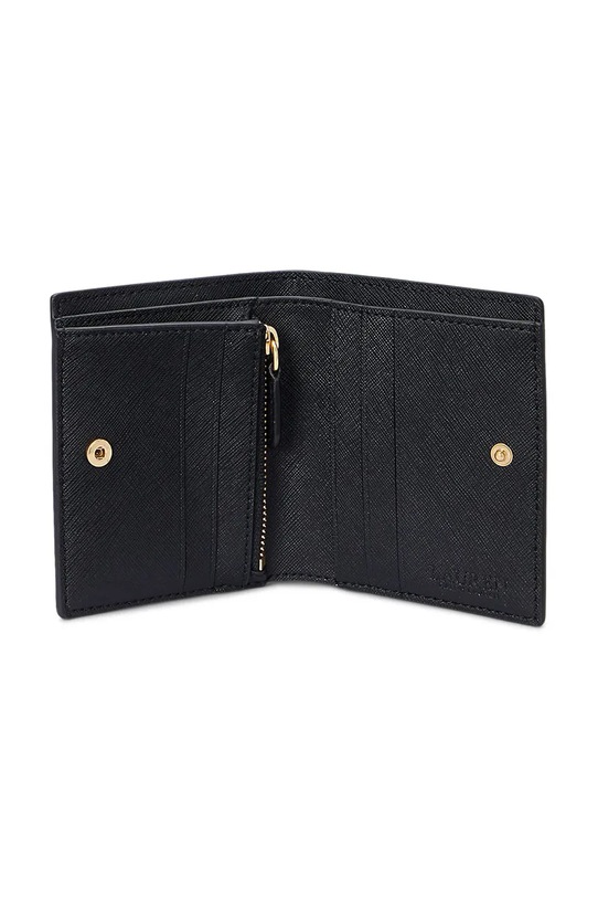 Akcesoria Lauren Ralph Lauren portfel skórzany 432962112 czarny