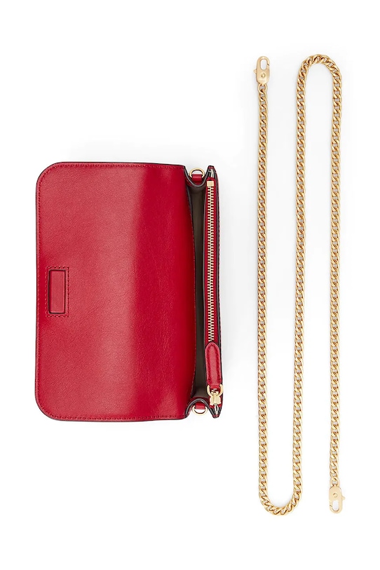 Usnjena denarnica Lauren Ralph Lauren rdeča 432962115