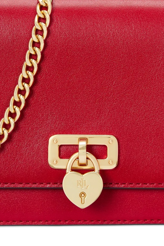 Usnjena denarnica Lauren Ralph Lauren 432962115 rdeča