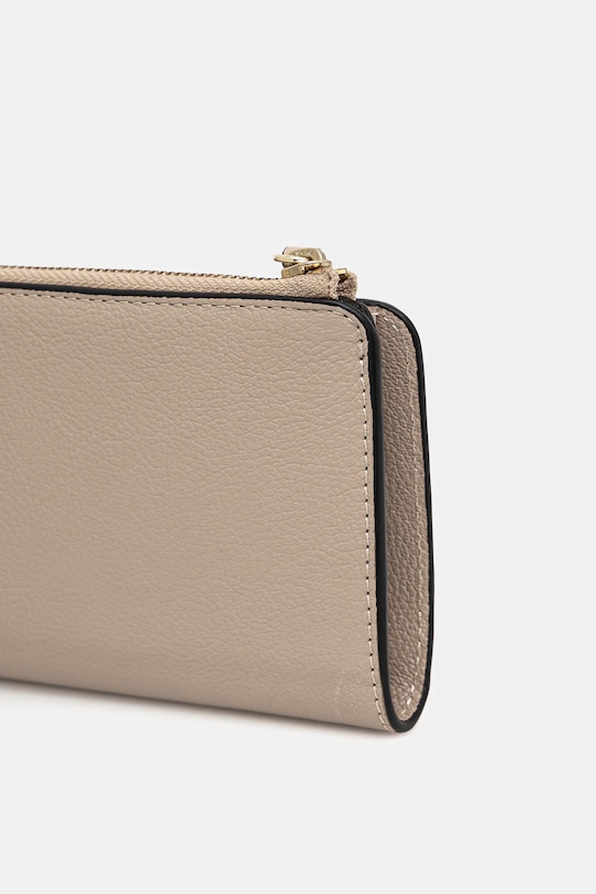 BOSS portfel skórzany 50536382 beżowy SS25