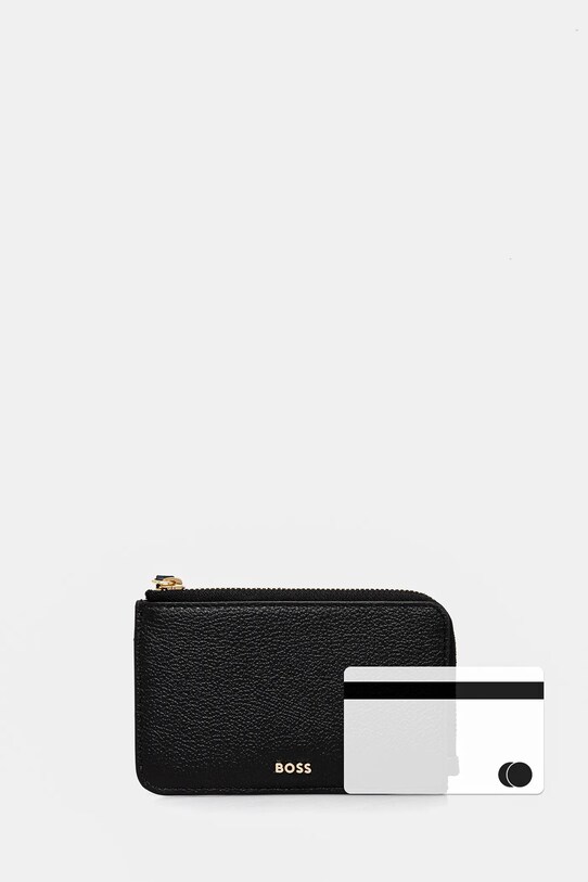 BOSS portofel de piele 50536384 negru