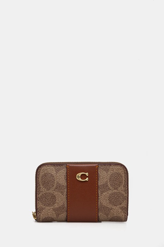 Coach portofel imitatie de piele bej CR552