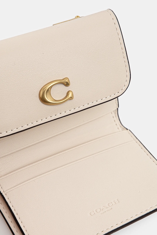 Accessories Coach leather wallet CZ111 beige