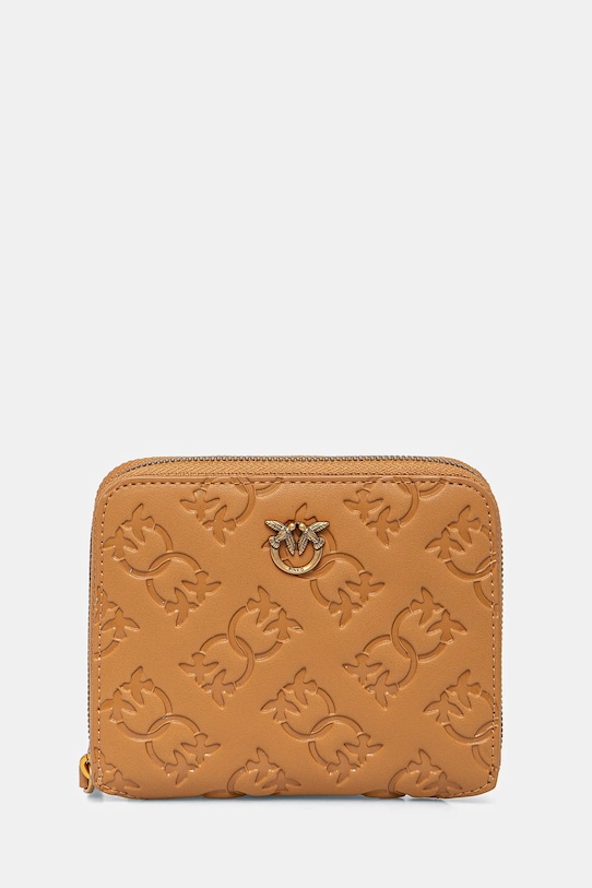 Usnjena denarnica Pinko Vzorčasti rjava 100249.A1YB