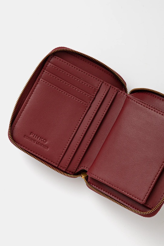 Аксесуари Шкіряний гаманець Pinko 100249.A1YB бордо