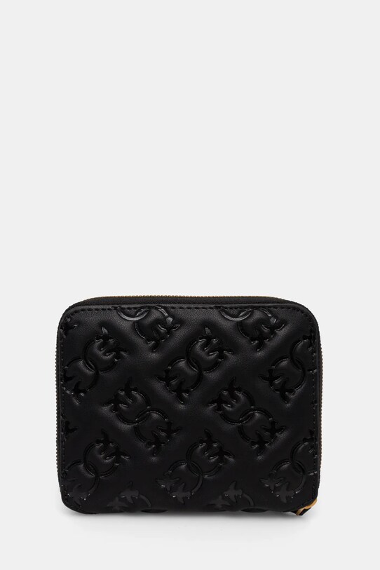Pinko portofel de piele 100249.A1YB negru SS25