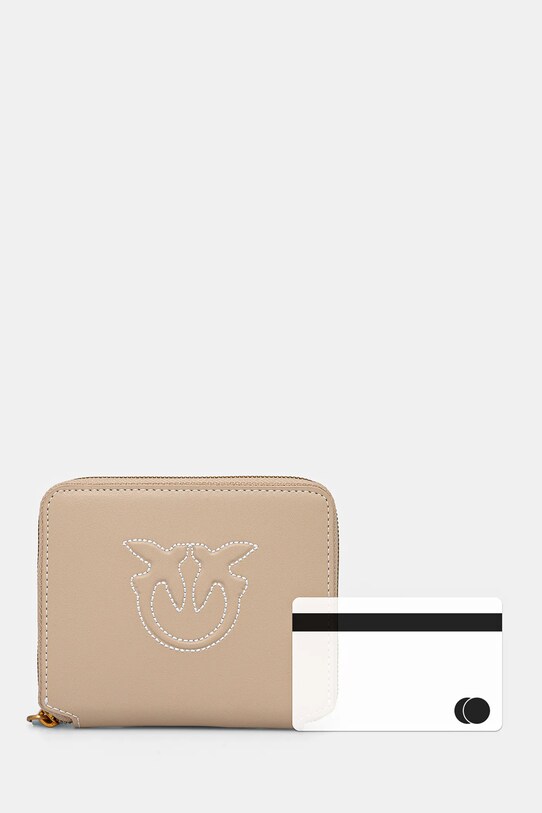 Pinko portofel de piele 100249.A2AN bej