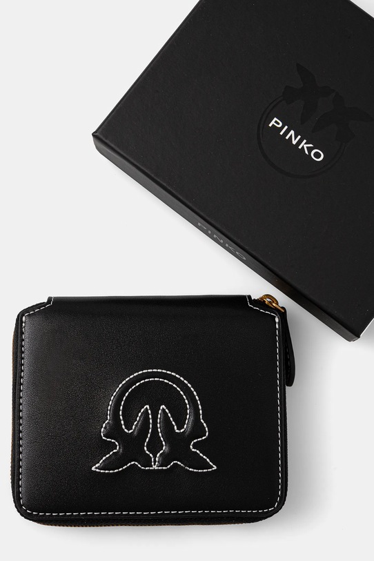 Kožená peňaženka Pinko čierna 100249.A2AN