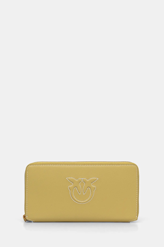 Pinko portofel de piele piele verde 100250.A2AN