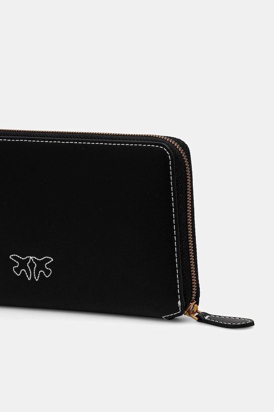 Usnjena denarnica Pinko 100250.A2AN črna SS25