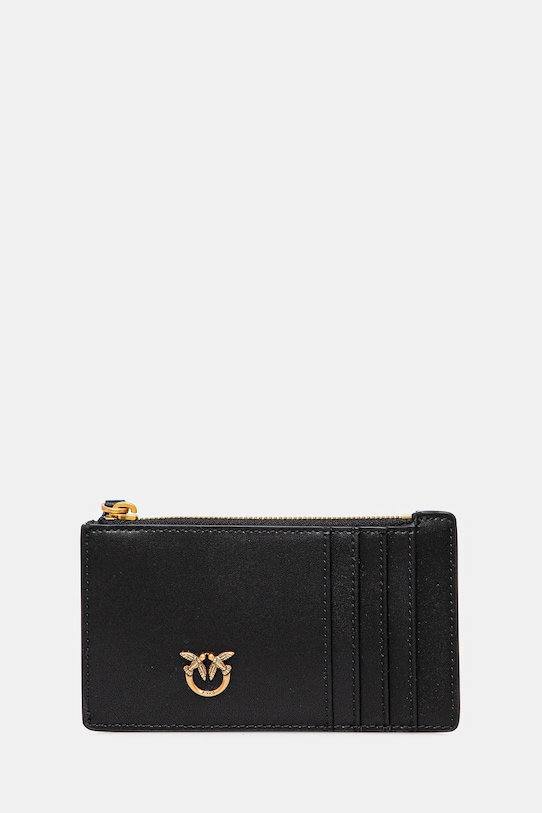 Pinko portofel de piele piele negru 100251.A1YB