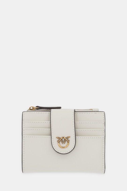 Pinko portfel skórzany beżowy 103610.A0F1