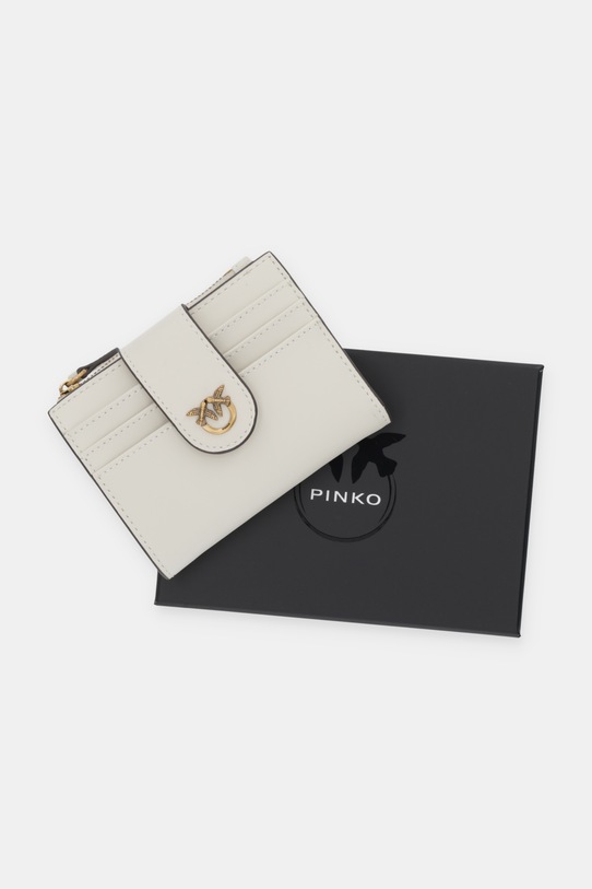 Pinko portfel skórzany 103610.A0F1 beżowy