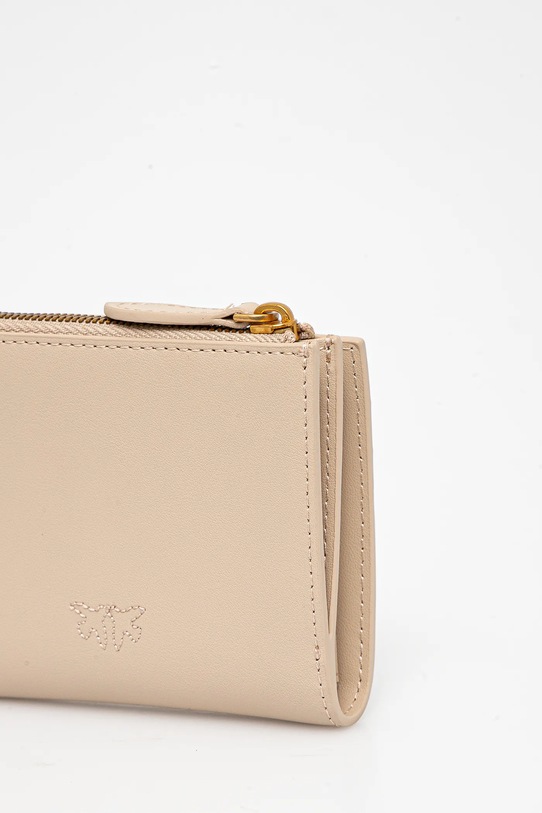 Pinko portfel skórzany 103610.A0F1 beżowy AA00