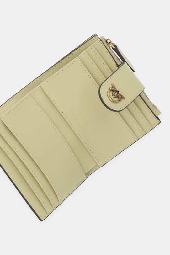 Akcesoria Pinko portfel skórzany 103610.A0F1 żółty