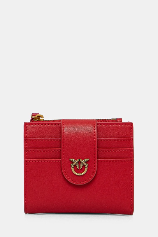 Pinko portofel de piele piele rosu 103610.A0F1