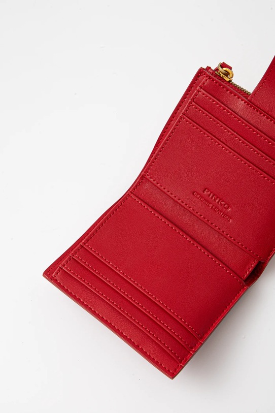 Pinko portofel de piele rosu 103610.A0F1