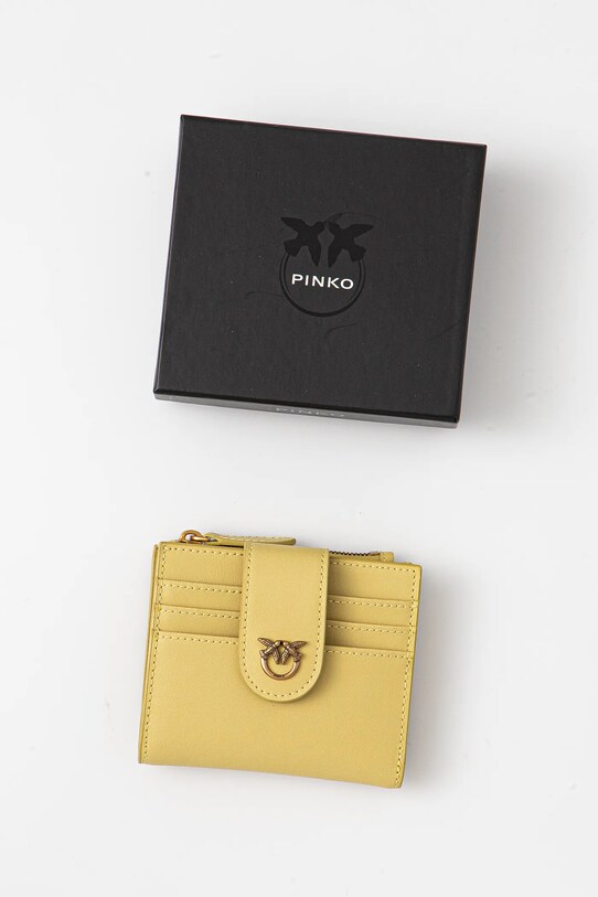 Pinko portofel de piele 103610.A0F1 verde