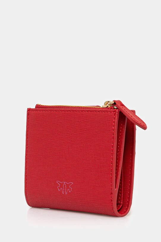 Pinko portofel de piele 103610.A29P rosu SS25