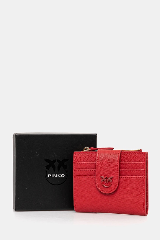 Pinko portofel de piele rosu 103610.A29P