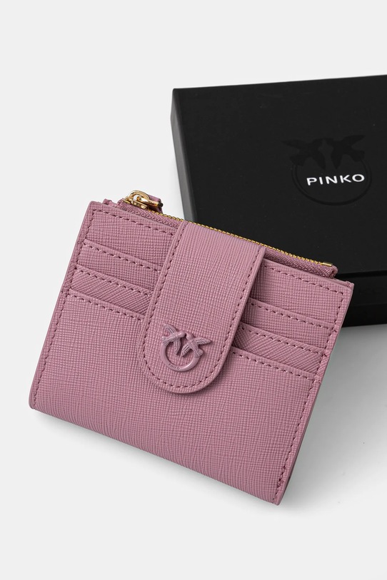 Pinko portofel de piele roz 103610.A29P
