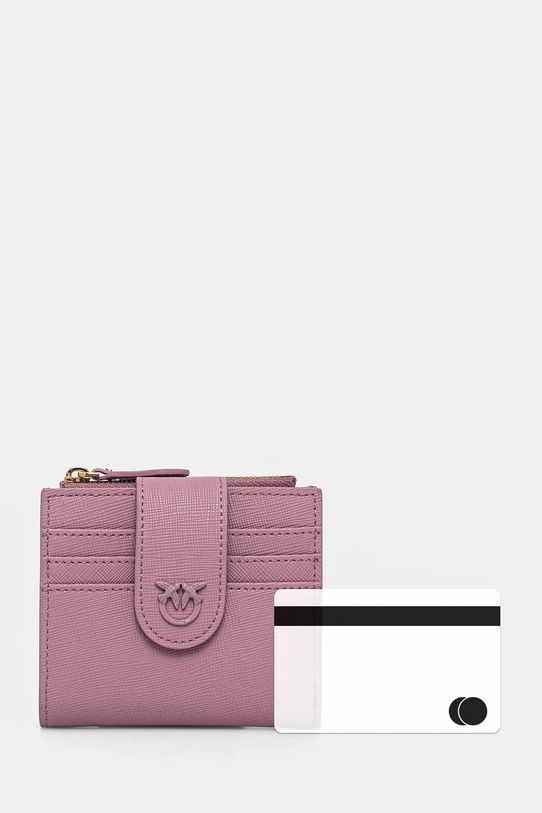 Pinko portofel de piele 103610.A29P roz