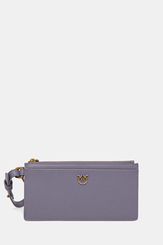 Pinko portafoglio in pelle semplice violetto 103611.A0F1