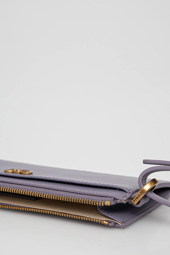 Pinko portafoglio in pelle violetto 103611.A0F1