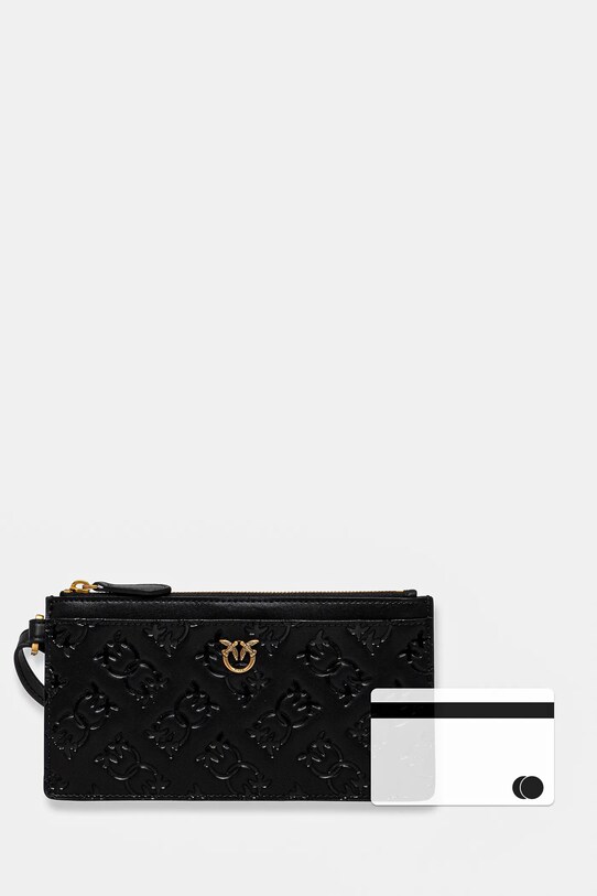 Pinko portofel de piele 103611.A1YB negru