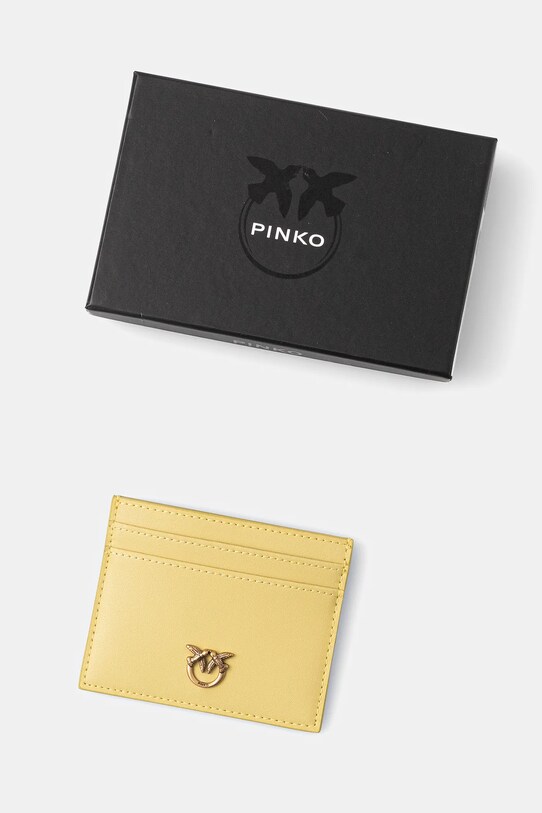 Accessori Pinko portacarte in pelle 103762.A0F1 verde