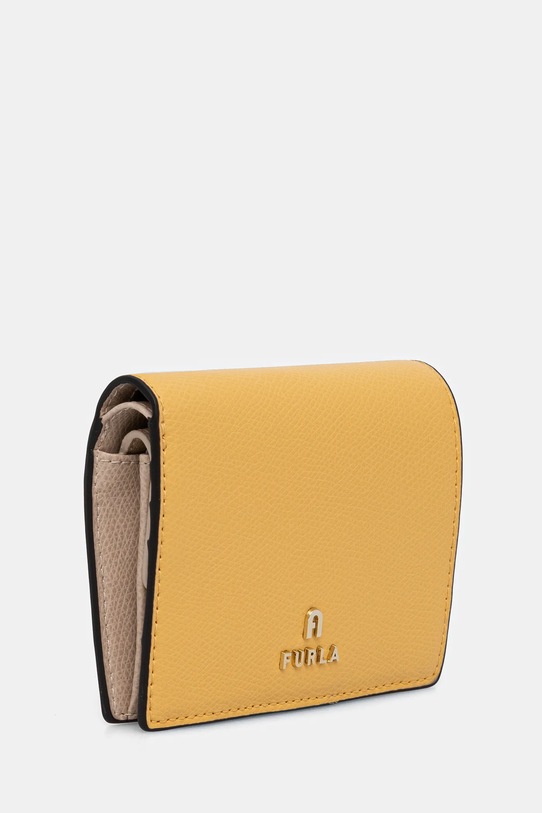 Kožená peněženka Furla WP00304.ARE000.3592S žlutá SS25