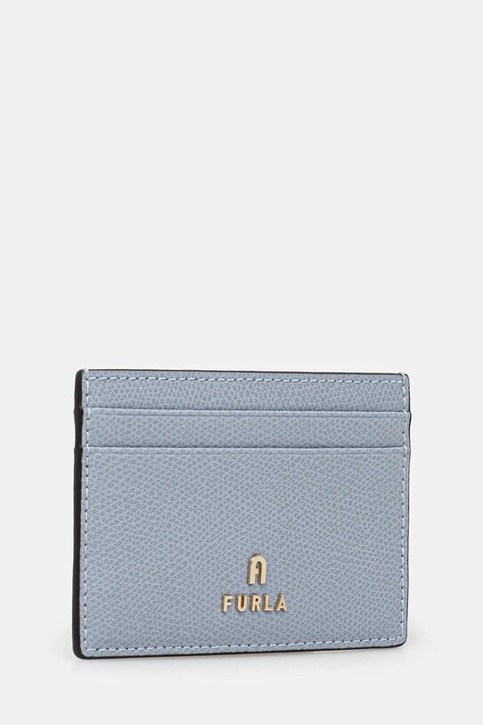 Шкіряний чохол на банківські карти Furla WP00305.ARE000.55000 блакитний SS25
