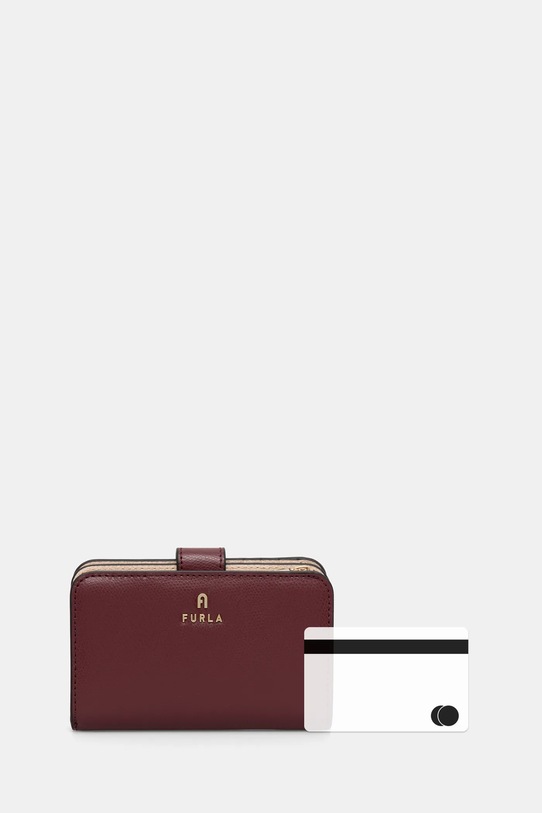 Furla portofel de piele WP00314.ARE000.3574S burgundia