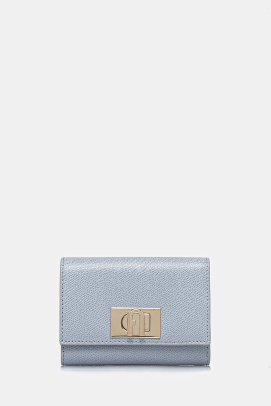 Furla portfel skórzany skóra licowa niebieski WP00225.ARE000.55000
