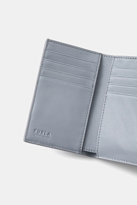 Akcesoria Furla portfel skórzany WP00225.ARE000.55000 niebieski