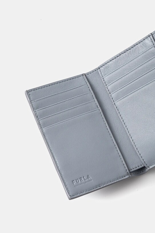 Furla portfel skórzany niebieski WP00225.ARE000.55000