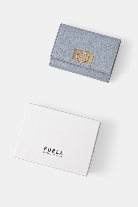 Furla portfel skórzany WP00225.ARE000.55000 niebieski