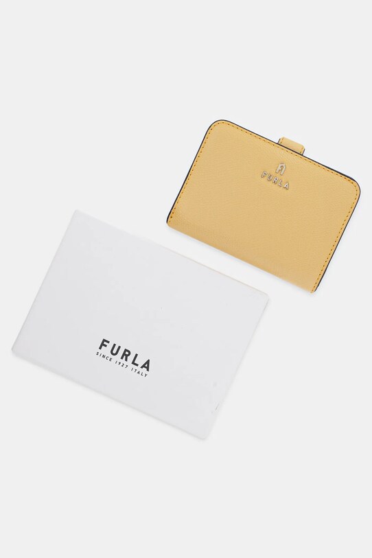Furla portfel skórzany żółty WP00315.ARE000.3592S