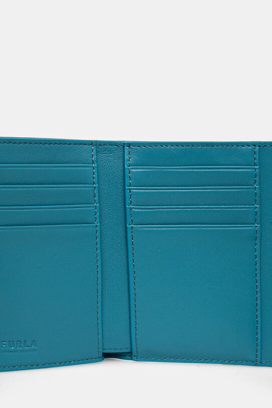 Furla portofel de piele WP00225.ARE000.TR400 albastru SS25
