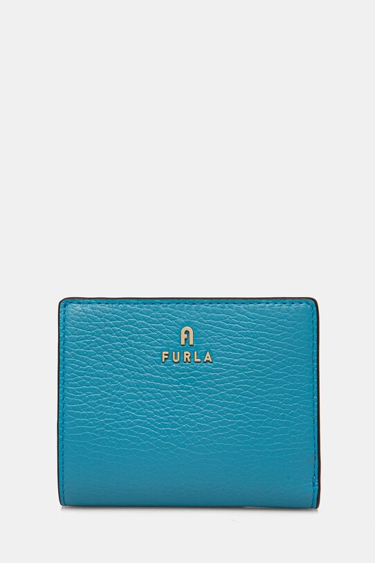 Кожаный кошелек Furla кожа бирюзовый WP00307.HSF000.TR400