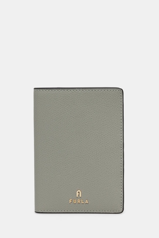 Kožené pouzdro na pas Furla Dárkový box šedá WP00309.ARE000.3573S