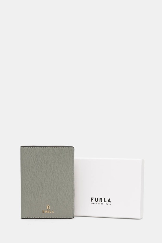 Kožené pouzdro na pas Furla šedá WP00309.ARE000.3573S