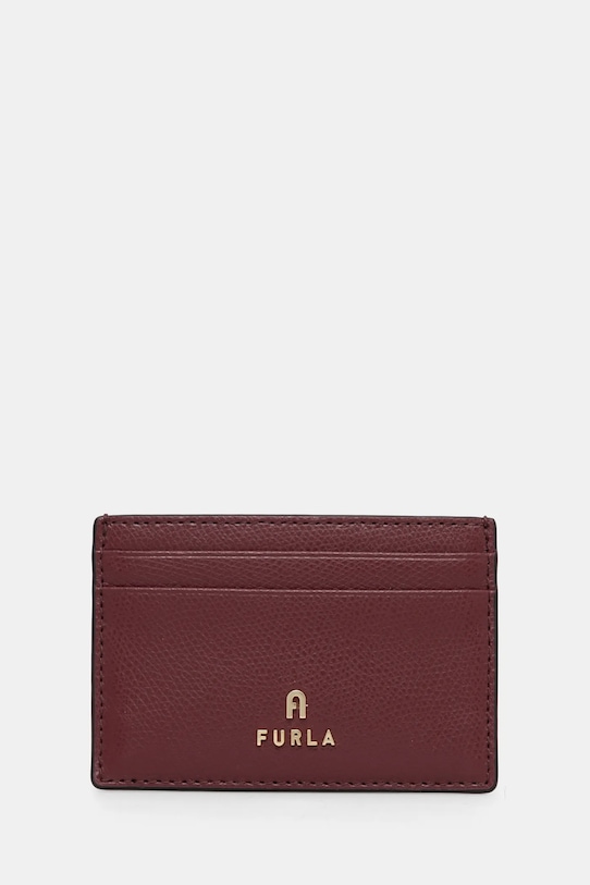 Furla carcasa din piele husă de card burgundia WP00305.ARE000.26700