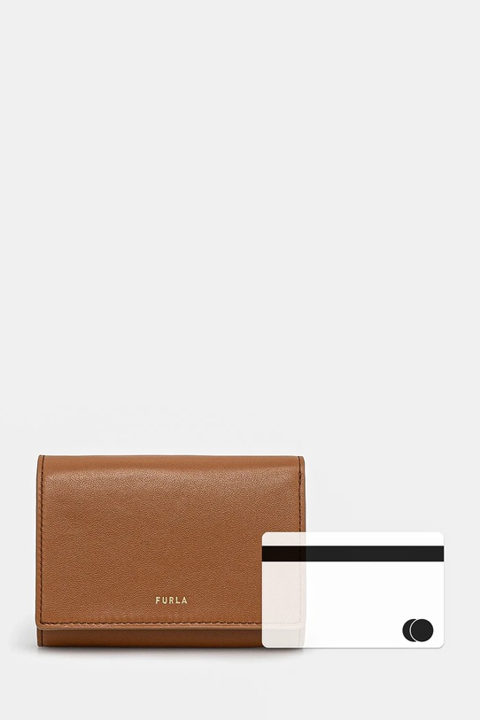 Кожаный кошелек Furla WP00487.BX2045.RY000 коричневый